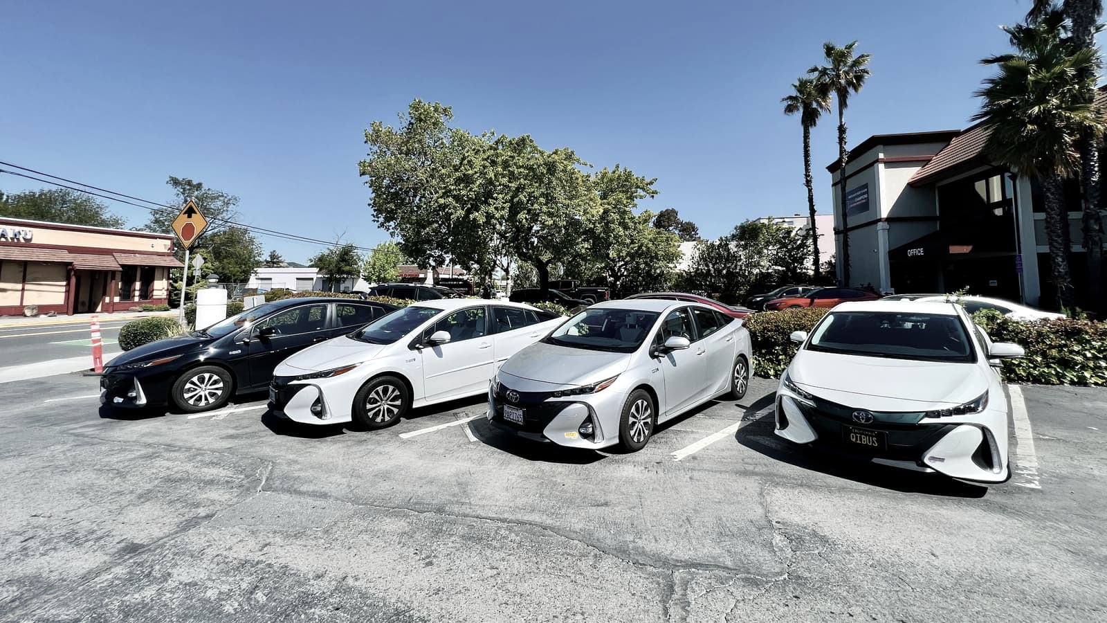 Partner fleet vehicles equipped with Qibus for remote driving
